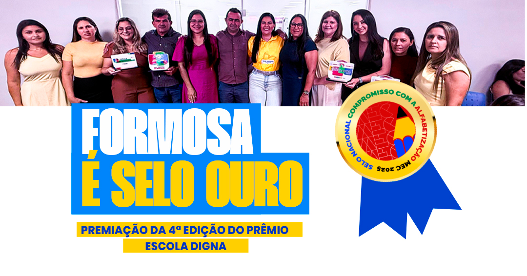 Formosa é Selo Ouro